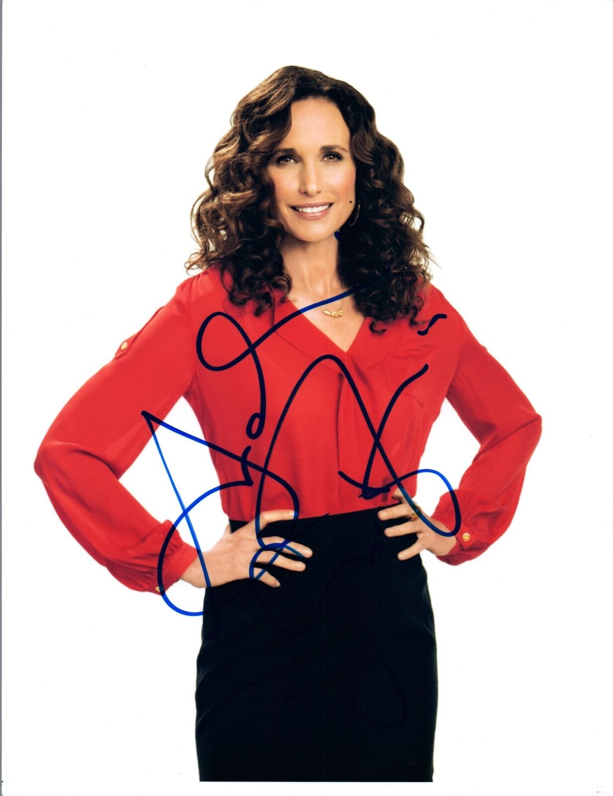 Andie Macdowell Signed Autographed 8x10 Photo Poster painting Beautiful Actress COA VD