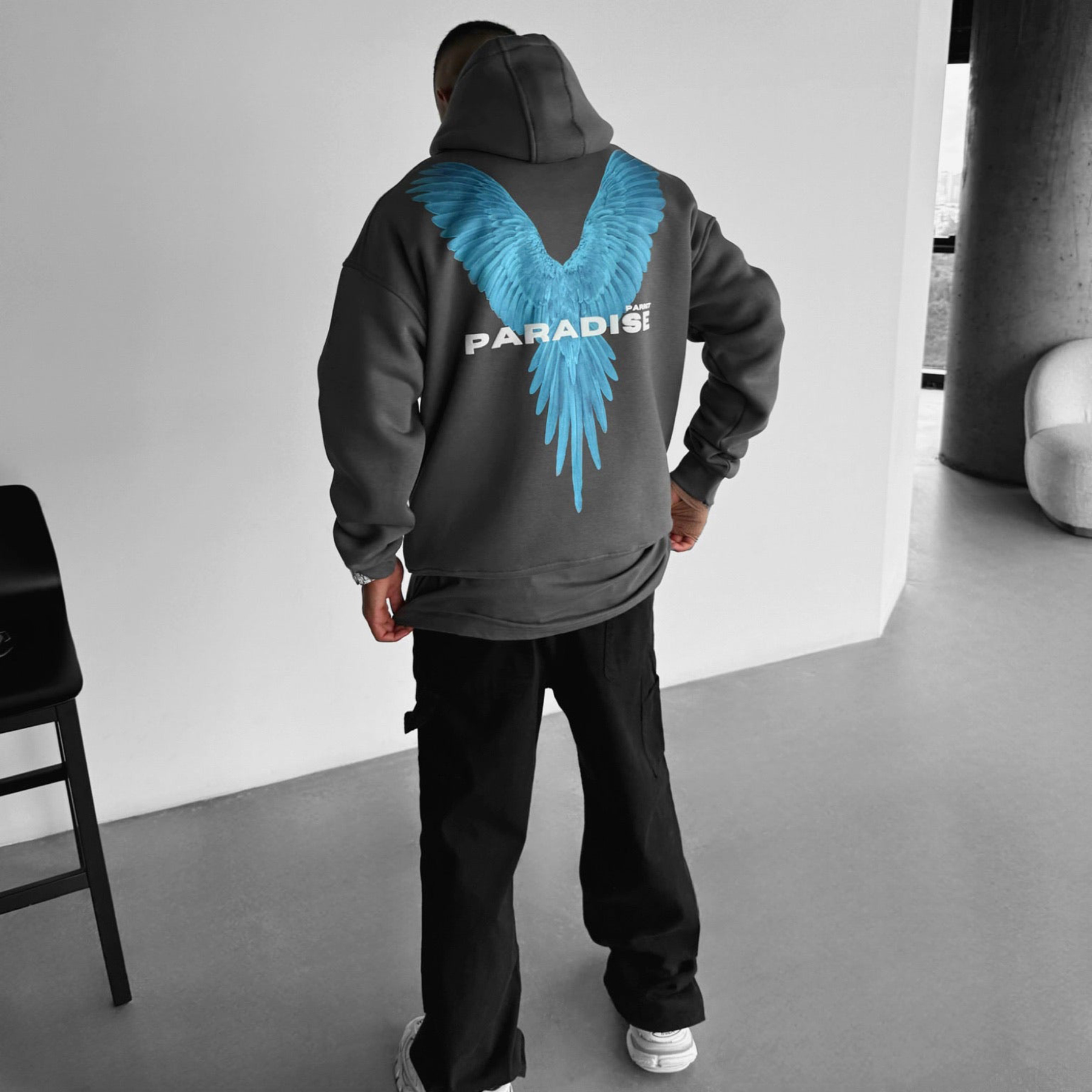 Oversize Parrot Hoodie