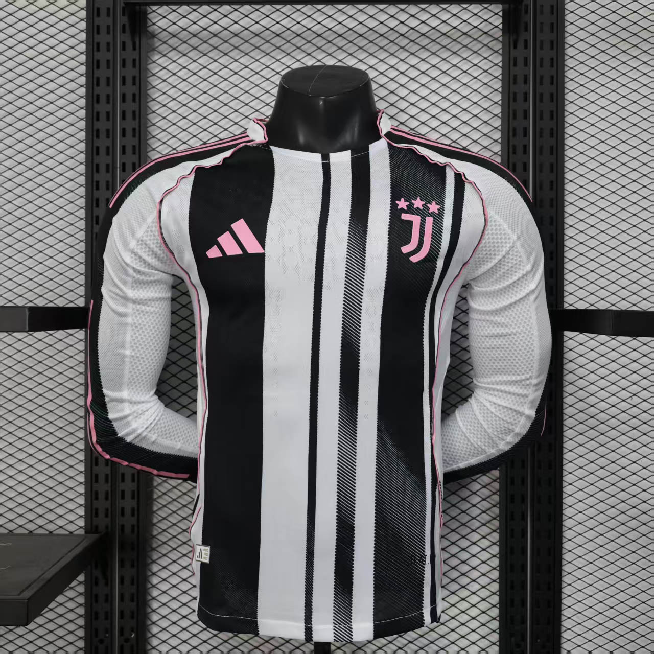 2025-2026 Long Sleeve Player Version Juventus FC Home Football Shirt 1:1 Thai Quality- Maxi Kit