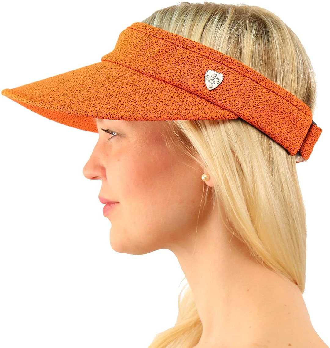 UV Sun Protection Wide Brim 100% Cotton Beach Pool Visor Golf Cap Hat