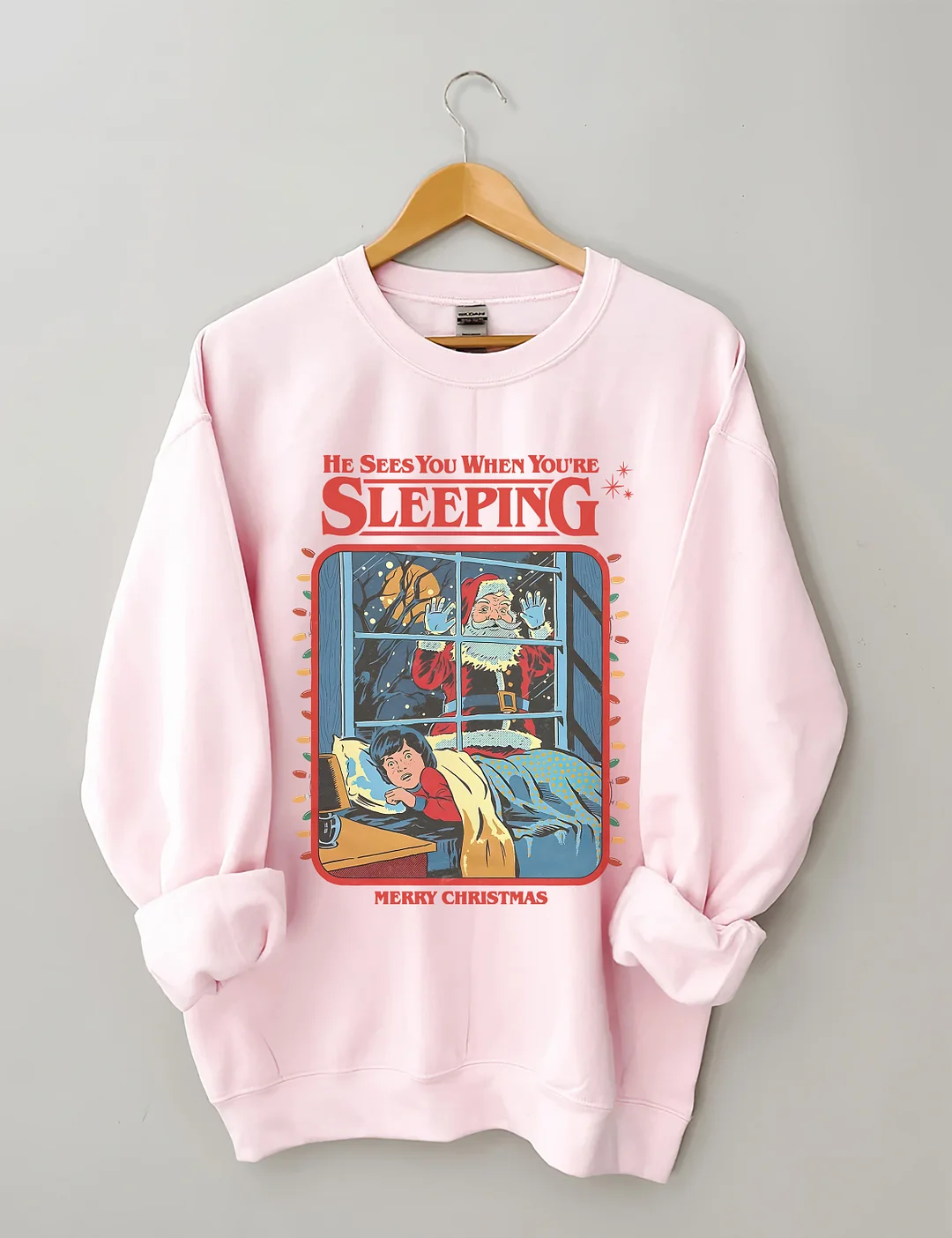 Vintage Creepy Santa Claus Sweatshirt