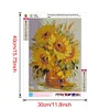 Diamond Painting-DIY Full Round Drill Sunflower