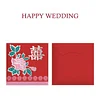 10PCS Pink Red Creative Chinese Wedding Red Packet Envelope