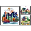 (3pcs) Scenery-14CT Stamped Cross Stitch 22*21cm(Bundle Sale)
