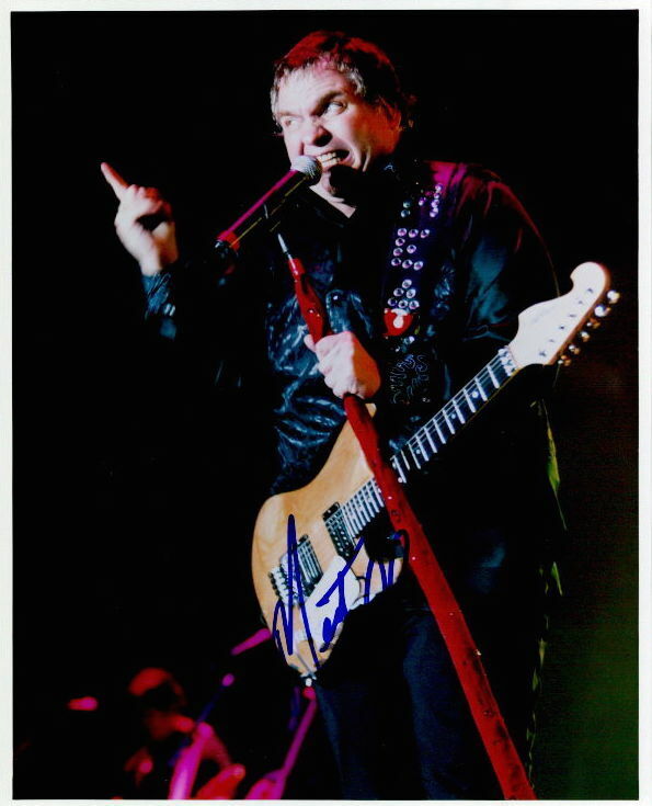 Meat Loaf signed 8x10 Photo Poster painting in-person COA