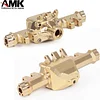 AMK TRX4 TRX6 Brass Rear Portal Axle Housing Heavy Weight Coating Set for 1/10 RC Crawler Car Bronco Defender Upgrade (4 in 1 Set for TRX4 TRX6,528g)