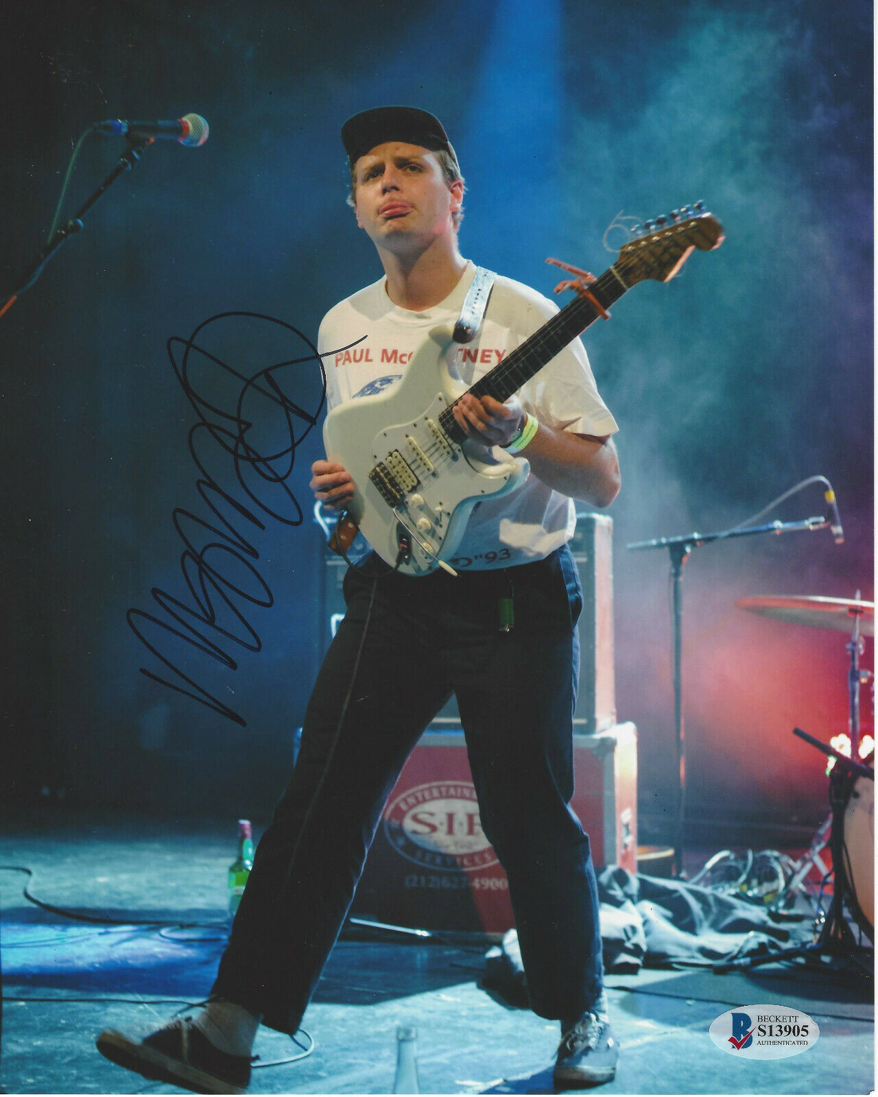 MAC DEMARCO SIGNED AUTHENTIC 8X10 Photo Poster painting INDIE SINGER PROOF BECKETT COA BAS