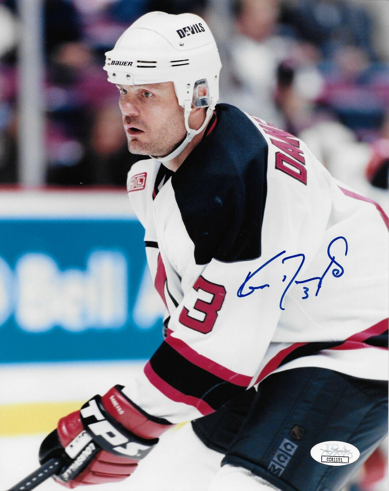 KEN DANEYKO NJ DEVILS SIGNED AUTOGRAPH 8X10 Photo Poster painting JSA COA