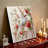 (Pre-Framed)White Bird-Special Shape Diamond Painting Kit(25x25cm)