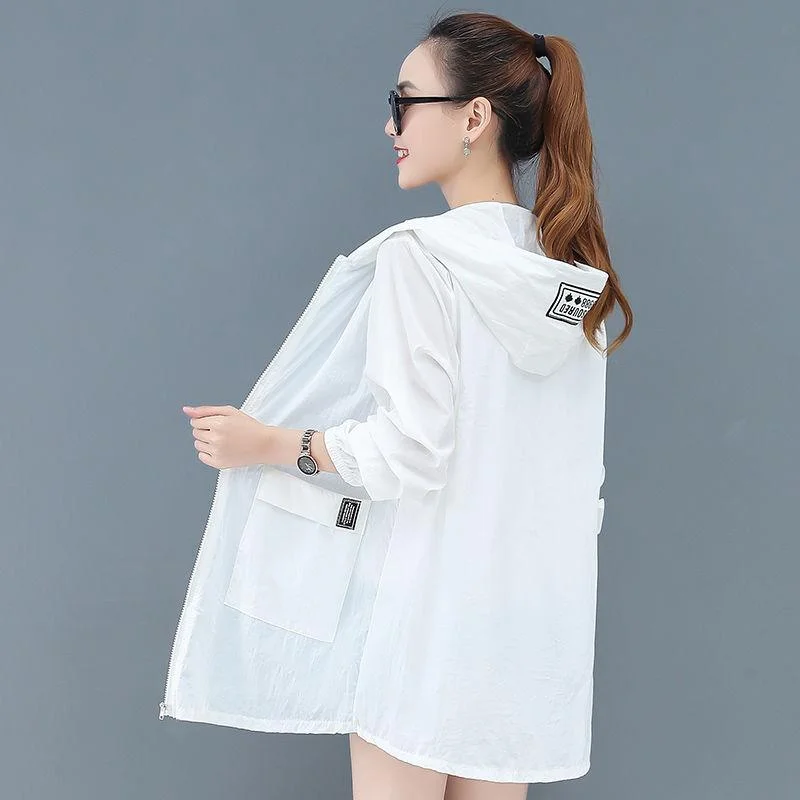 2020 Summer Autumn Loose Sun Protection Women Coat Korean Plus Size Female Jacket