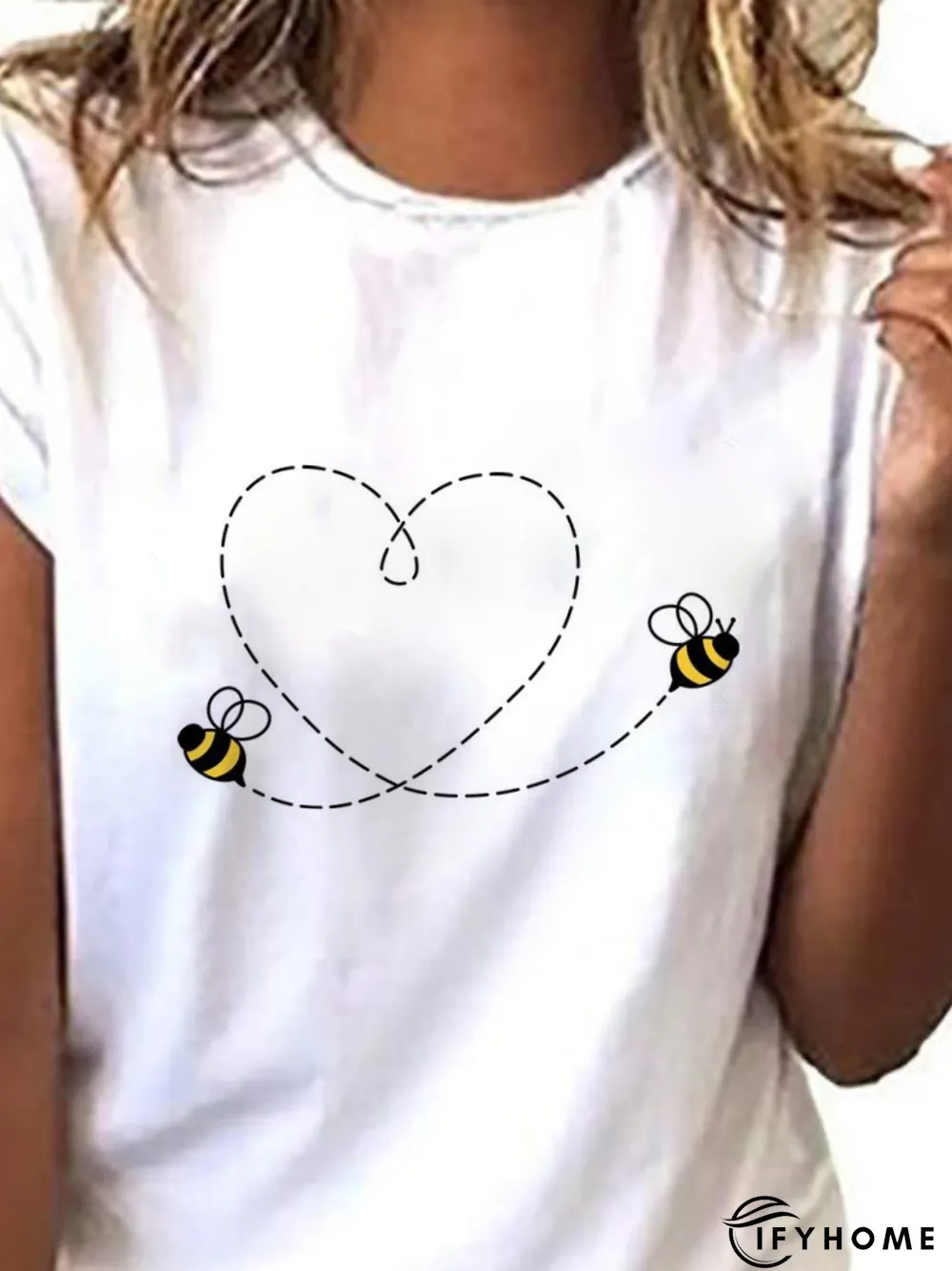 Plus size Casual Short Sleeve T-shirt | IFYHOME