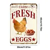 Farm Fresh Eggs - Vintage Metal Signs - 20*30cm/30*40cm