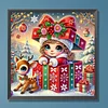 Snow Girl - Diamond Painting - Partial Special Shaped Drill(Canvas|30*30cm)