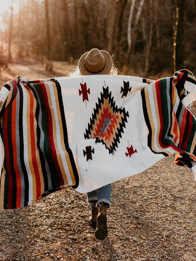 Western Aztec Print Blanket