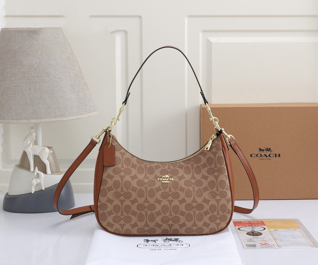 【2024 Latest Discounts in the UAE】 Coach Teri Hobo Underarm Bag