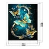 11CT Butterfly-Cross Stitch-40*50cm/15.7x19.7in