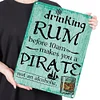 Drink Rum - Vintage Metal Signs - 20*30cm/30*40cm - Warning