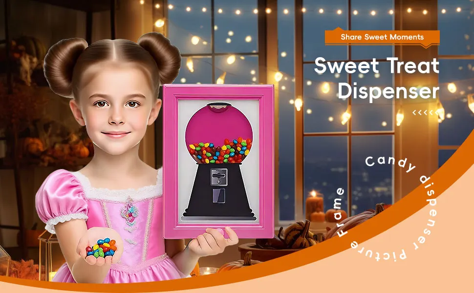 Wall Mounted Hanging Candy Dispenser Picture Frame