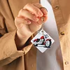 6pcs DIY Motorcycle Double Sided Special Shaped Diamond Painting Keychains