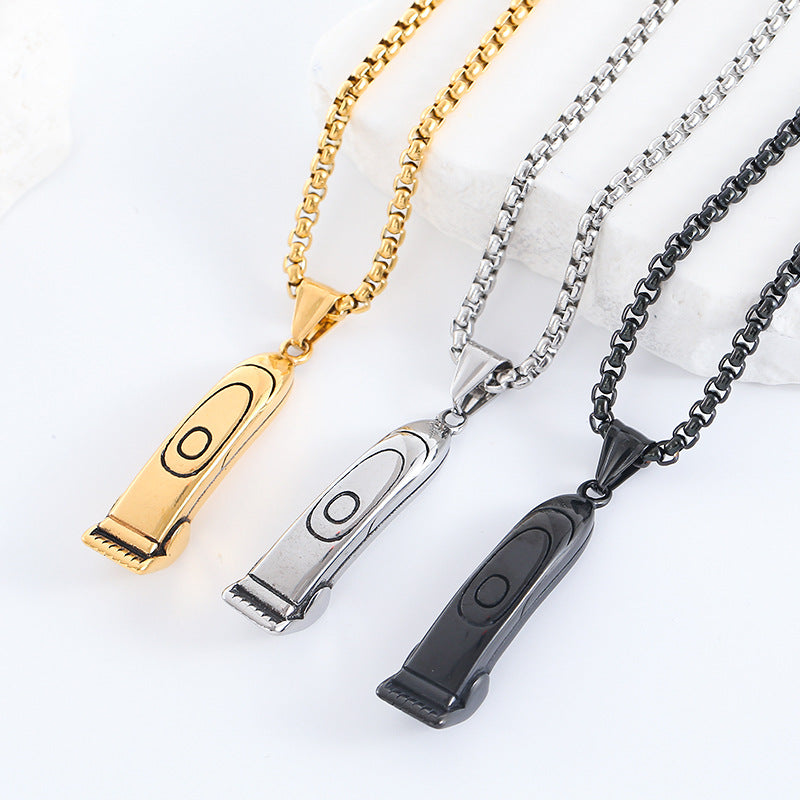 IG Style Stainless Steel Distressing Pendants