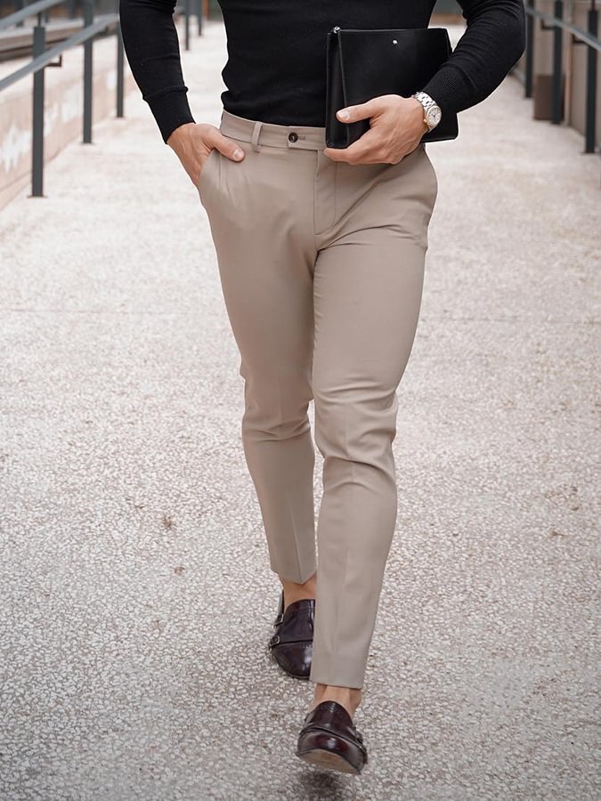 🔥Sale🔥Men's casual Light Khaki Pants