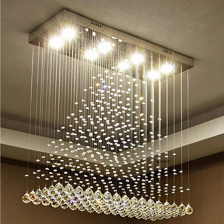 Modern Contemporary Chandeliers Crystal 5-Layer Large Chandeliers - Appledas