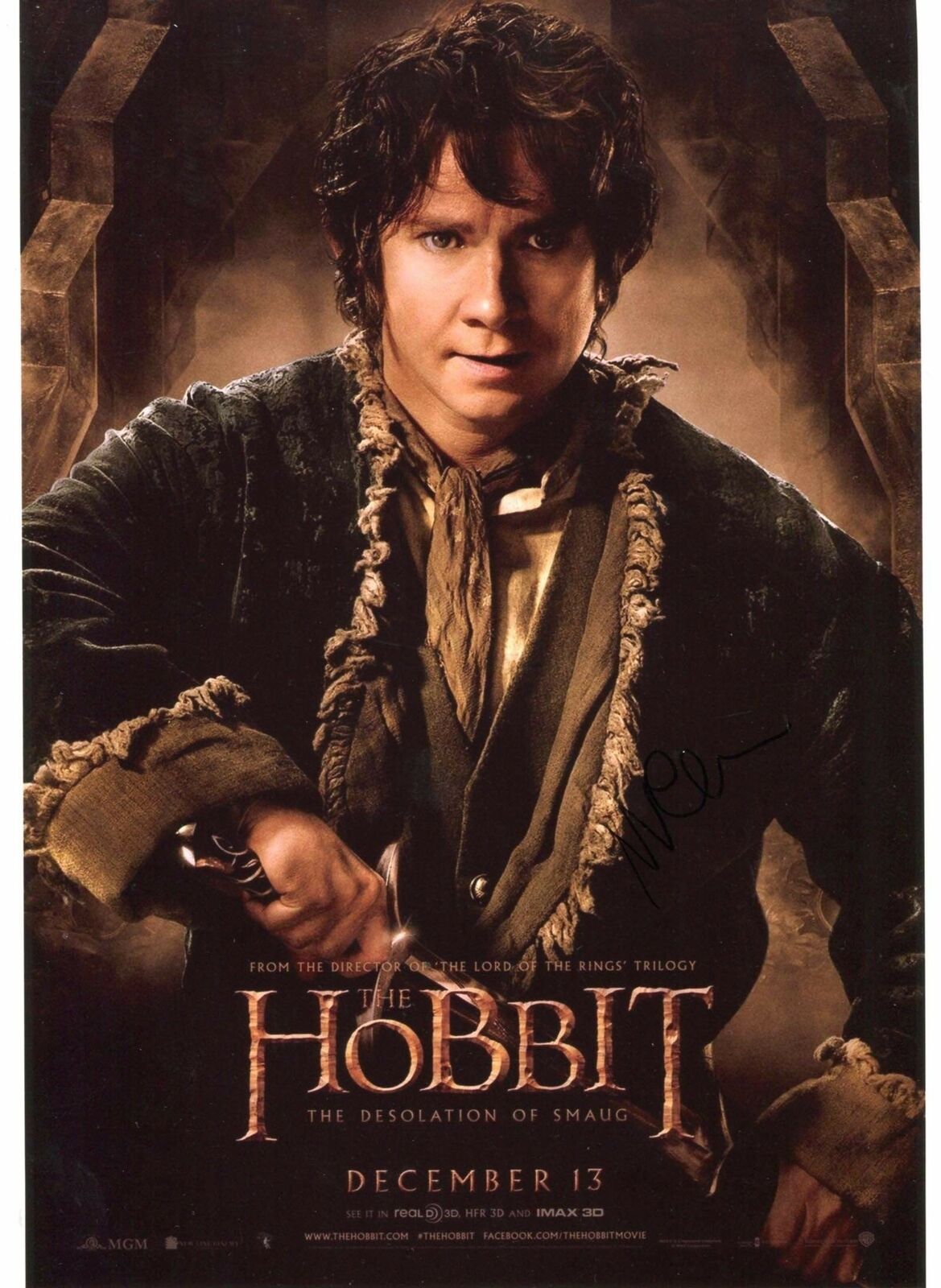 Martin man ACTOR THE HOBBIT autograph, In-Person signed Photo Poster painting