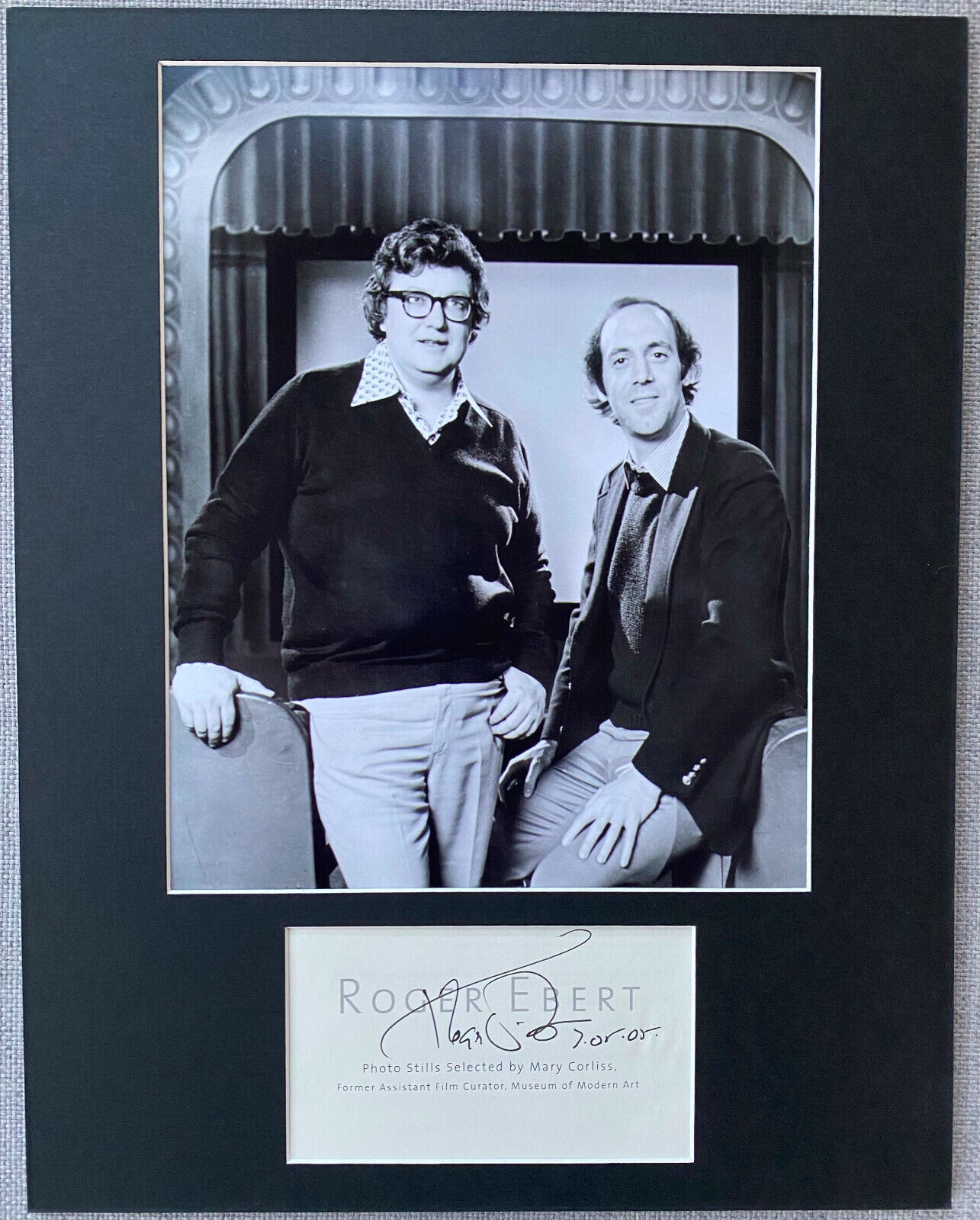 Chicago Film Critic Roger Ebert Signed Autograph Photo Poster painting Display - Authentic, RIP