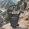 Motorcycle Leg Side Bag with Mesh Bag Waterproof Travle Waist Bag (Black)