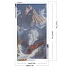 (40*70cm)Snow Train - Full Round Drill Diamond Painting