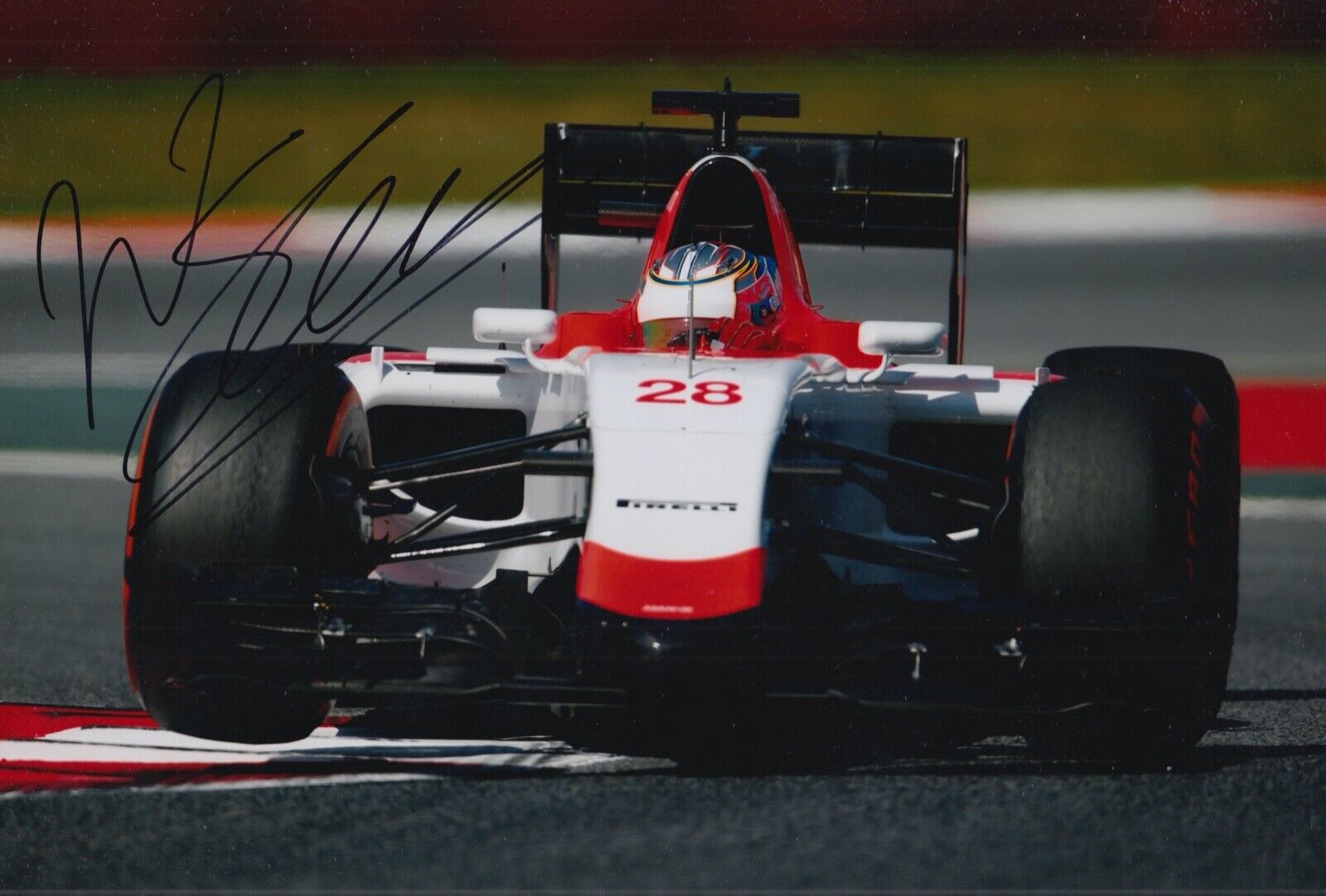 Will Stevens Hand Signed 12x8 Photo Poster painting F1 Autograph Manor Marussia 10