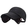 Sun Visor Hat Retractable Brim Mesh Baseball Cap Fishing Hat for Men and Women