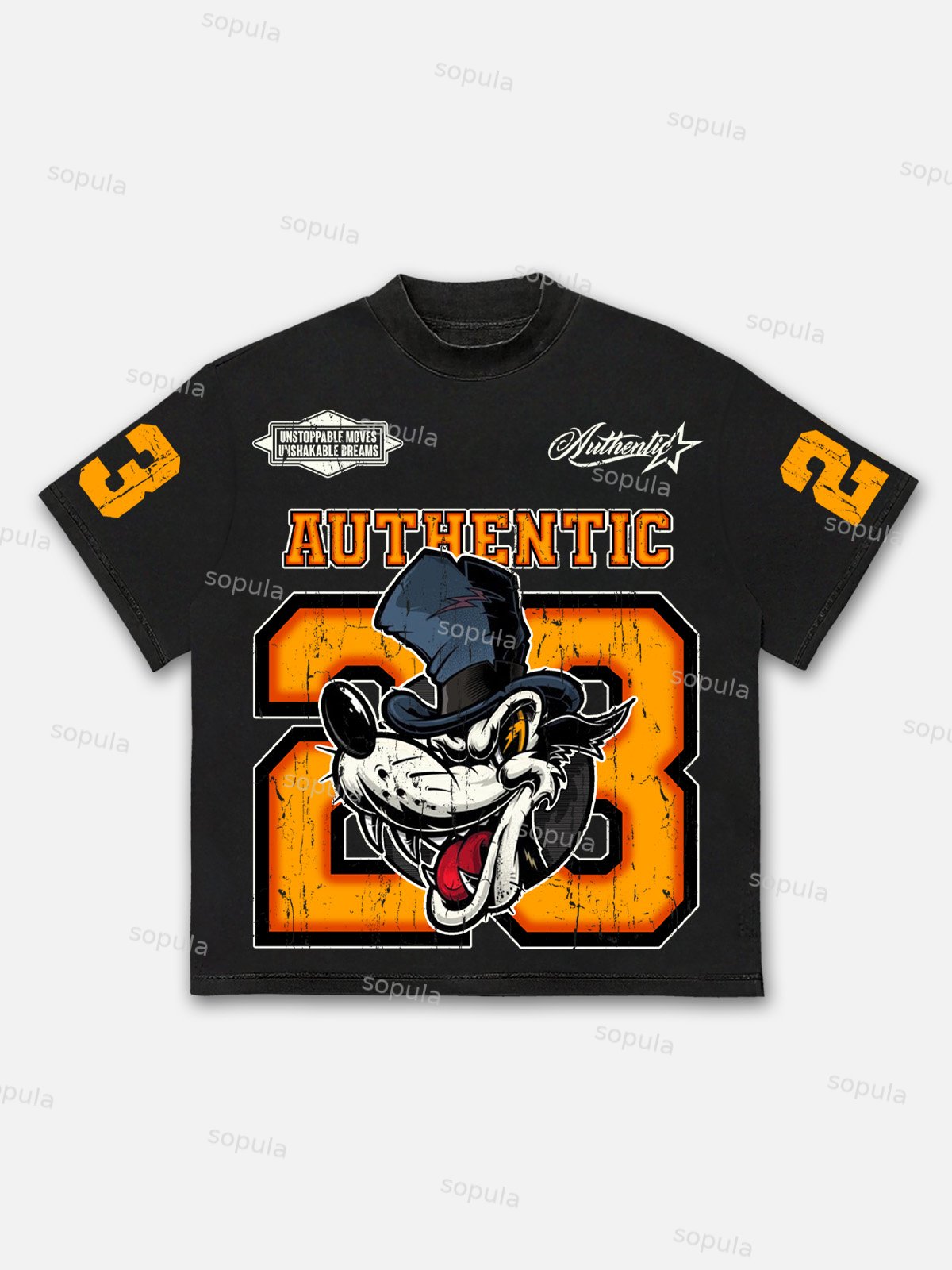 Streetwear No. 23 Y2k Hip Hop Gothic Cotton T-shirt - SOPULA