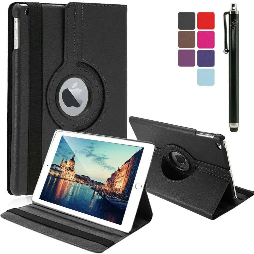 London Leather iPad Case With 360 Degree Rotating Stand