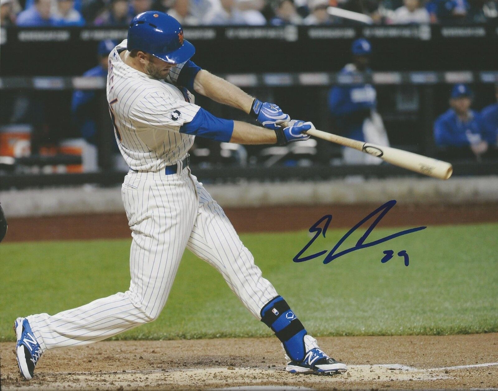 Autographed Eric Campbell New York Mets 8x10 Photo Poster painting- COA