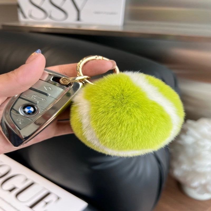 Minimalist Animal Plush Keychain
