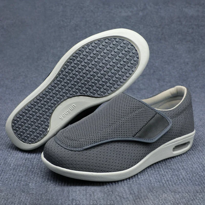 Unisex Plus Size Wide Diabetic Shoes For Elder Swollen Feet Function Shoes