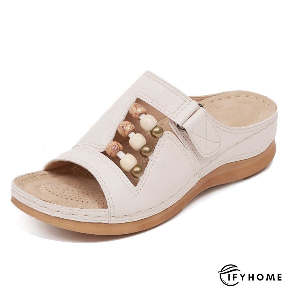 Leather Summer Slipper | IFYHOME