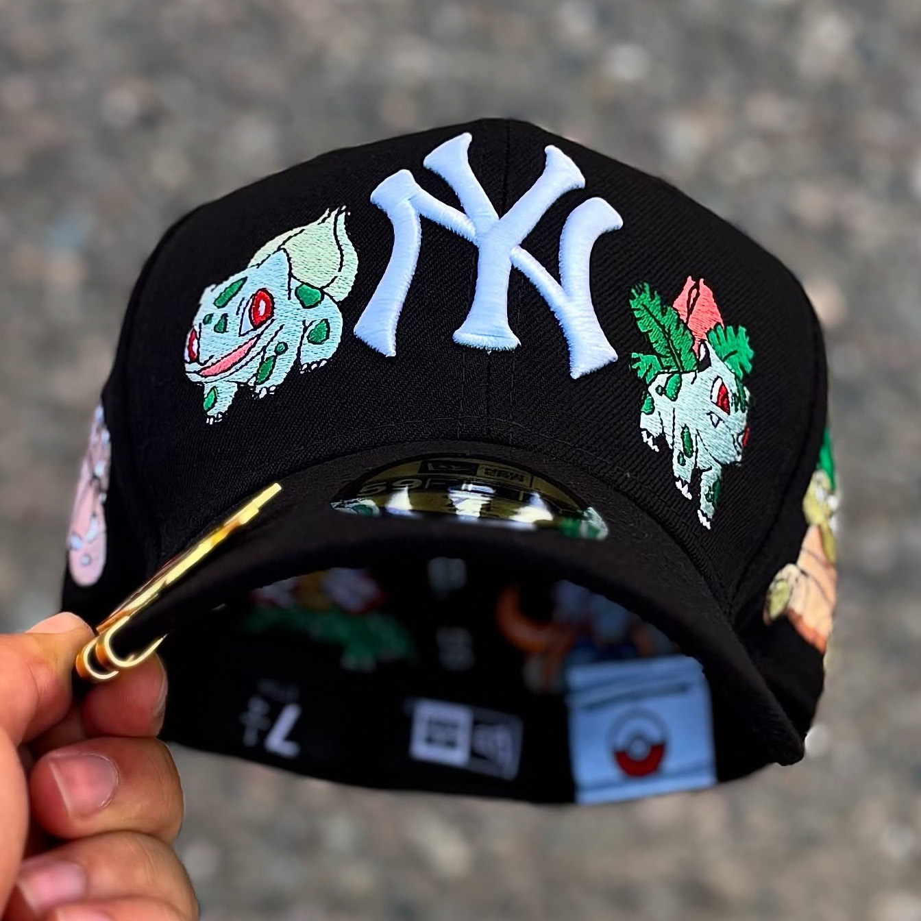NEW ERA GORRA TOXIK / NEW YORK YANKEES BULBASAUR EMBROIDERED CASUAL BASEBALL CAP