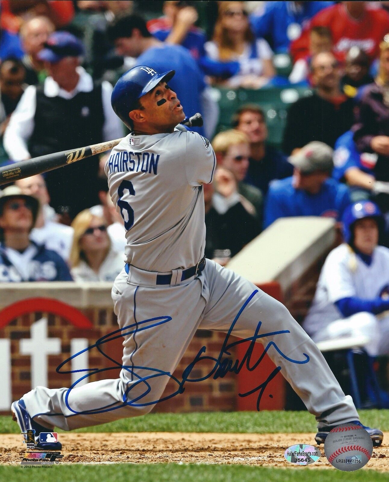 Signed 8x10 JERRY HAIRSTON Los Angeles Dodgers Autographed Photo Poster painting - COA