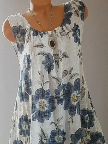 Women Half Sleeve V-neck Solid Color Dress