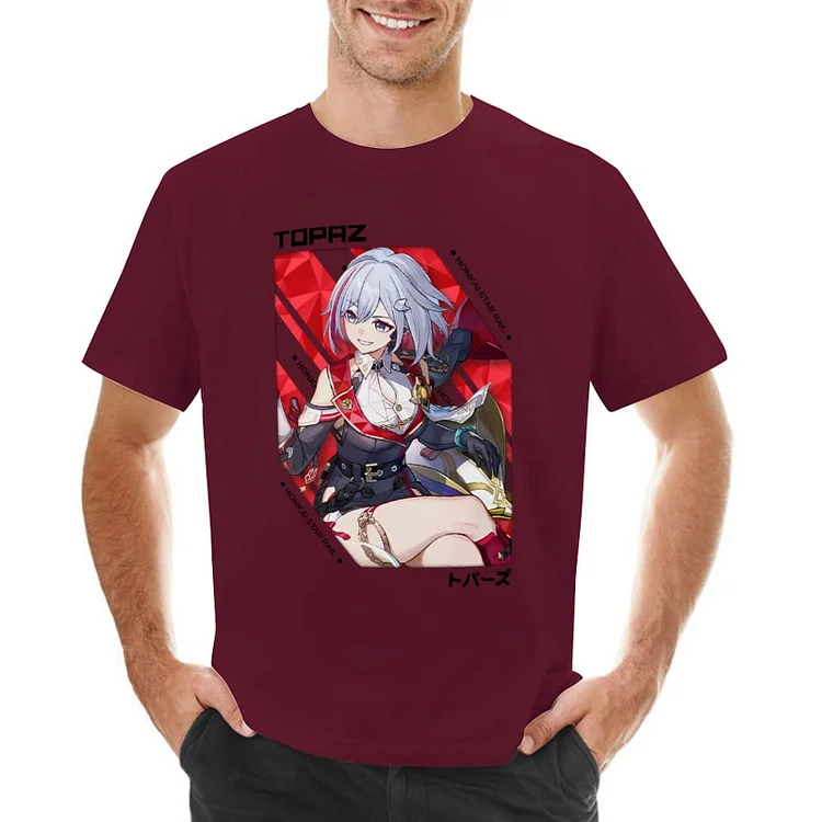 Topaz - Honkai Star Rail V.1 Black T-Shirt
