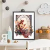 >SALE<5D DIY Full Round Drill Diamond Painting Elf Girl Read Book Art Craft 30x40cm