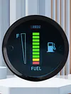 12V Fuel Level Gauge 10 LED 2Inch Car Gas Gauge for Car Motorcycle SUV ATV Truck