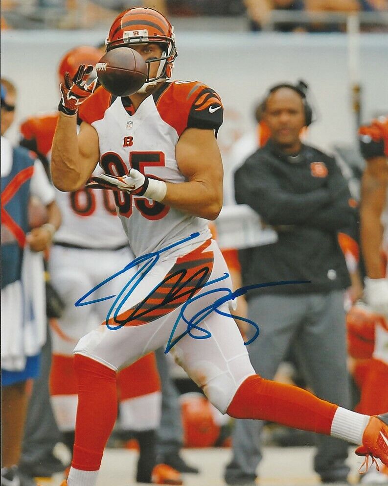 TYLER EIFERT SIGNED CINCINNATI BENGALS FOOTBALL 8x10 Photo Poster painting #3 NFL AUTOGRAPH