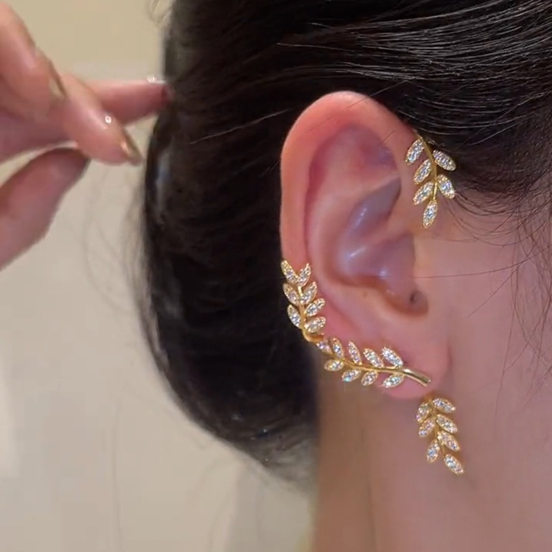 Leaf Ear Hook Earrings | IFYHOME
