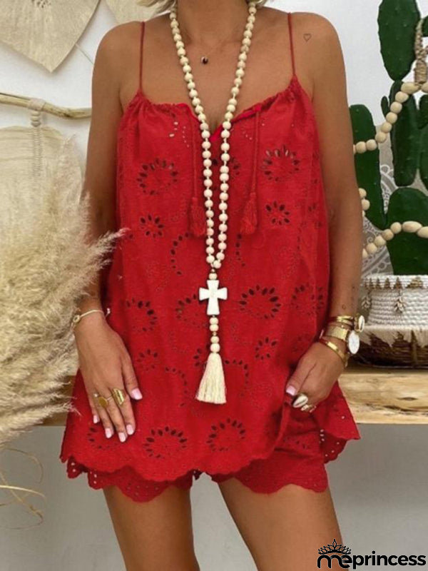 Light Top and Shorts