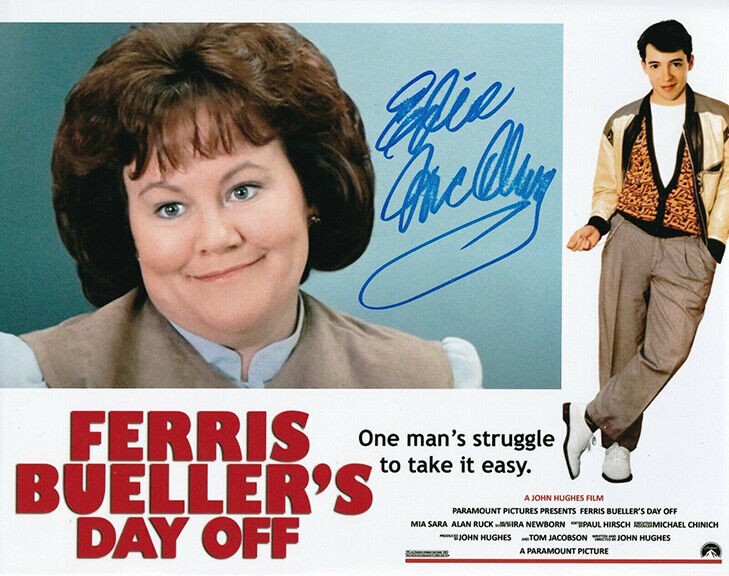 Edie McClurg REAL hand SIGNED Ferris Bueller's Day Off Photo Poster painting #2 COA Autographed