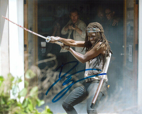 Autographed Photo Poster painting Danai Gurira signed 8 x 10