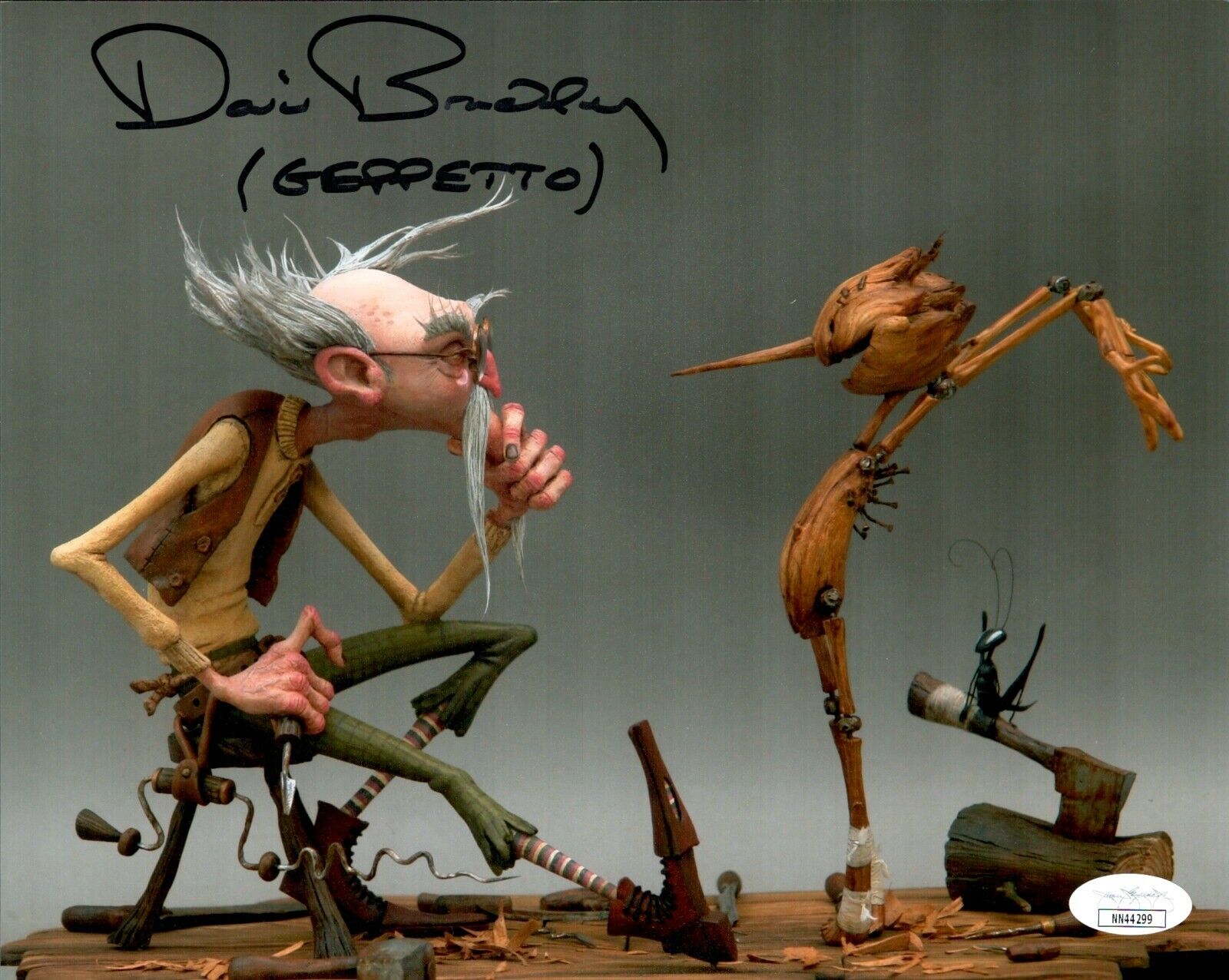 David Bradley Signed 8x10 Pinocchio Geppetto